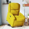 Image de vidaXL Fauteuil de relaxation inclinable velours jaune