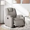 Image de Fauteuil inclinable électrique Taupe Tissu
