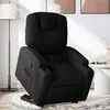 Image de vidaXL Fauteuil de relaxation inclinable tissunoir