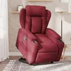 Image de vidaXL Fauteuil de relaxation inclinable tissu bordeaux