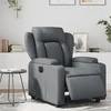 Image de vidaXL Fauteuil réglable électrique similicuir gris