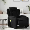 Image de vidaXL Fauteuil de massage, relaxation électrique similicuirnoir