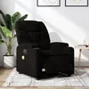 Image de vidaXL Fauteuil de massage, relaxation électrique réglable tissunoir