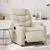 Image de vidaXL Fauteuil électrique réglable similicuir crème
