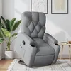 Image de vidaXL Fauteuil de relaxation inclinable tissu gris clair