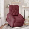 Image de vidaXL Fauteuil de relaxation inclinable tissu bordeaux