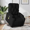 Image de vidaXL Fauteuil de massage, relaxation tissunoir