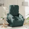 Image de vidaXL stoel électrique tissu vert foncé