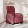 Image de vidaXL Fauteuil de massage, relaxation électrique réglable tissu bordeaux