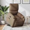 Image de vidaXL Fauteuil de massage, relaxation tissu marron