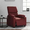 Image de vidaXL Fauteuil réglable électrique similicuir bordeaux