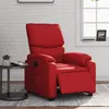 Image de vidaXL Fauteuil réglable électrique similicuir rouge