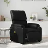 Image de vidaXL Fauteuil de massage, relaxation électrique similicuirnoir