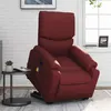 Image de vidaXL Fauteuil de massage, relaxation similicuir bordeaux
