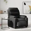 Image de vidaXL Fauteuil électrique réglable similicuirnoir