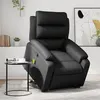 Image de vidaXL Fauteuil de massage, relaxation similicuirnoir