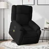 Image de vidaXL Fauteuil de massage, relaxation tissunoir