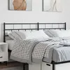 Image de vidaXL Tête de lit métal noir 160 cm 355694