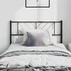 Image de vidaXL Hoofdbord 100 cm metaal zwart372208