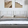 Image de vidaXL Hoofdbord 180 cm metaal wit372264