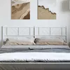 Image de vidaXL Hoofdbord 193 cm metaal wit372265