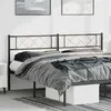 Image de vidaXL Hoofdbord 193 cm metaal zwart372314