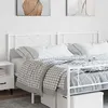 Image de vidaXL Hoofdbord 180 cm metaal wit372362