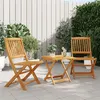Image de vidaXL 3-delige Tuinset inklapbaar massief acaciahout3206329