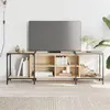 Image de vidaXL Meuble TV chêne sonoma 153x37x50 cm bois d'ingénierie 837603