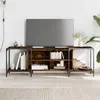 Image de vidaXL Meuble TV chêne fumé 153x37x50 cm bois d'ingénierie 837604