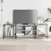 Image de vidaXL Meuble TV sonoma gris 153x37x50 cm bois d'ingénierie 837605
