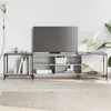 Image de vidaXL Meuble TV sonoma gris 203x37x50 cm Bois d'ingénierie 837610