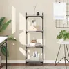 Image de VidaXL Bibliothèque à 4 niveaux sonoma gris 40x30x120 cm 837635
