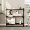 Image de VidaXL Bibliothèque 3 niveaux chêne fumé 80x30x86 cm bois d'ingénierie 837669
