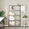 Image de VidaXL Bibliothèque à 5 niveaux sonoma gris 80x30x154 cm 837680