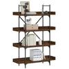 Image de VidaXL Bibliothèque 4 niveaux chêne marron 100x33x145,5 cm 837696