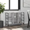 Image de vidaXL Buffet sonoma gris 102x32x73,5 cm bois d'ingénierie 837725