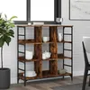 Image de vidaXL Buffet chêne fumé 102x32x103,5 cm bois d'ingénierie 837729