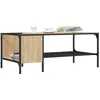 Image de vidaXL Table basse support chêne sonoma 100x51x40cm bois d'ingénierie 837733