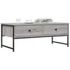 Image de vidaXL Table basse sonoma gris 101x49x39,5 cm bois d'ingénierie 837740