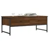 Image de vidaXL Table basse chêne marron 101x49x39,5 cm bois d'ingénierie 837741