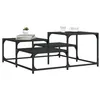 Image de vidaXL Table basse noir 87,5x87,5x40 cm bois d'ingénierie 837742