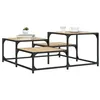 Image de vidaXL Table basse chêne sonoma 87,5x87,5x40 cm bois d'ingénierie 837743