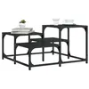 Image de vidaXL Table basse noir 68x68x40 cm bois d'ingénierie 837747