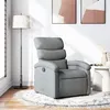 Image de vidaXL Fauteuil réglable tissu gris clair