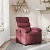 Image de vidaXL Fauteuil réglable tissu bordeaux