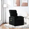 Image de vidaXL Fauteuil de massage, relaxation tissunoir
