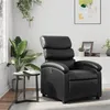 Image de vidaXL Fauteuil réglable similicuirnoir