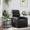 Image de vidaXL Fauteuil de massage, relaxation similicuirnoir