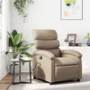 Image de vidaXL Fauteuil de massage, relaxation similicuir cappuccino